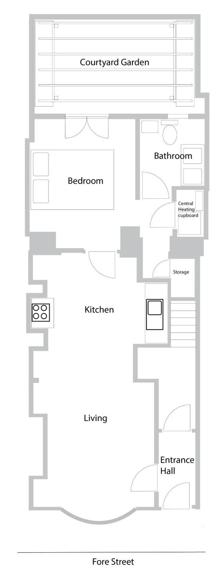 Beautiful Seaside One Bedroom Apartment 샬돈 외부 사진